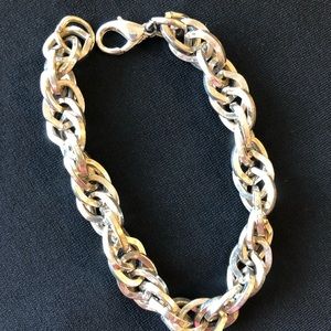 Premier Designs Sterling Silver Chain Bracelet